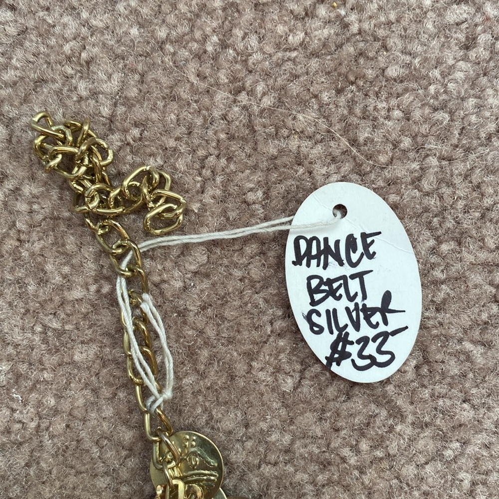 Gold Coin Chain Belly Dancer Dance Belt - Picture 5 of 7